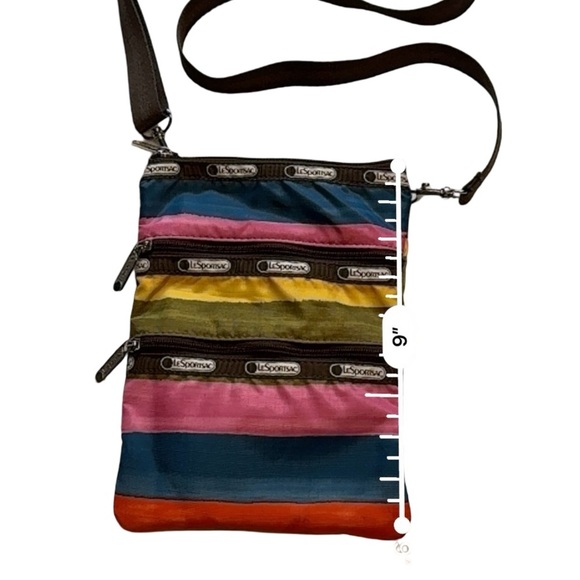 Lesportsac Multicolor Striped Crossbody Bag - Picture 5 of 13